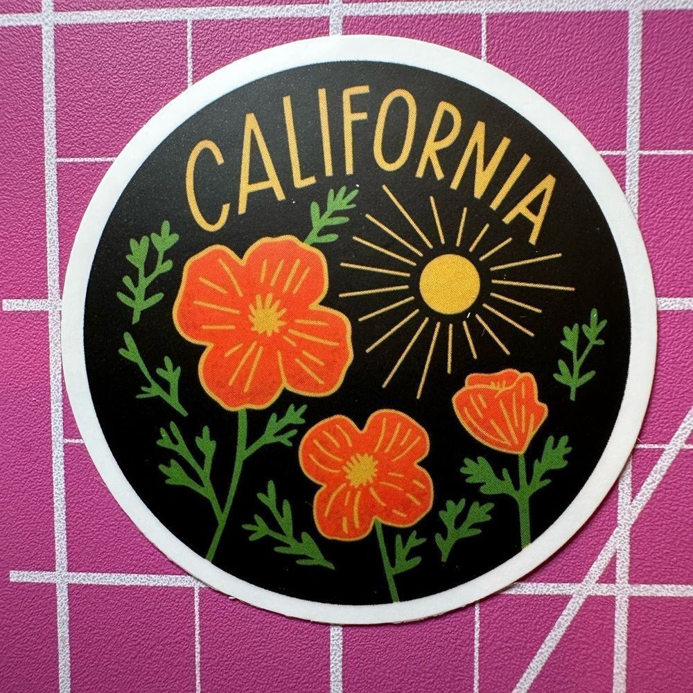 💜13/$13 +Bundle Sticker Sale | Travel California Waterproof Sticker